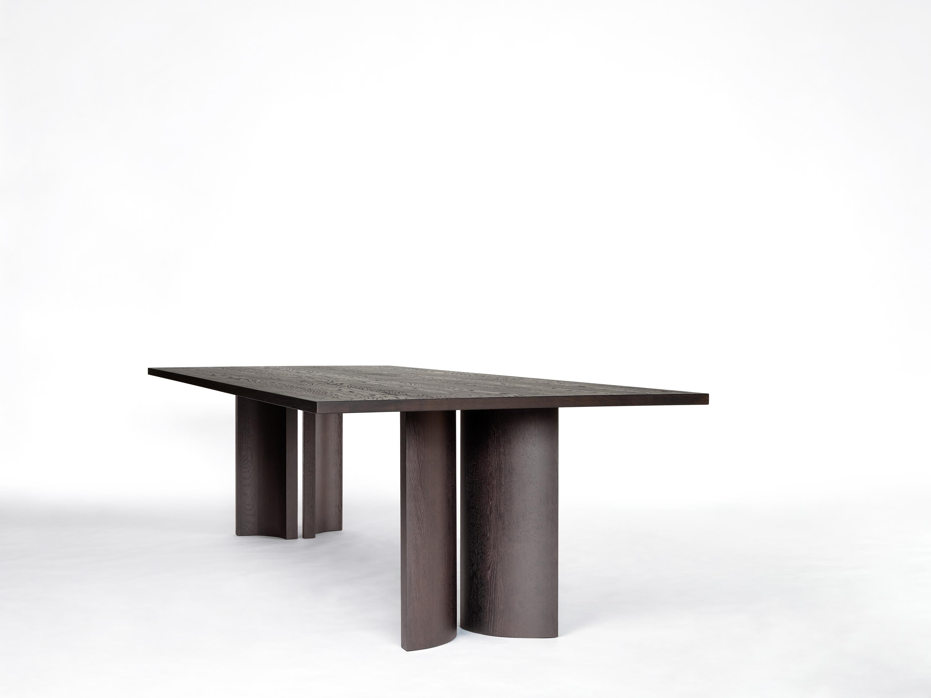 Aperta C3 280 American Walnut Rectangular Dining Table by Mokko Amsterdam