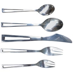 Aperto Supreme Flatware Set Service for 12 with Serving Pieces