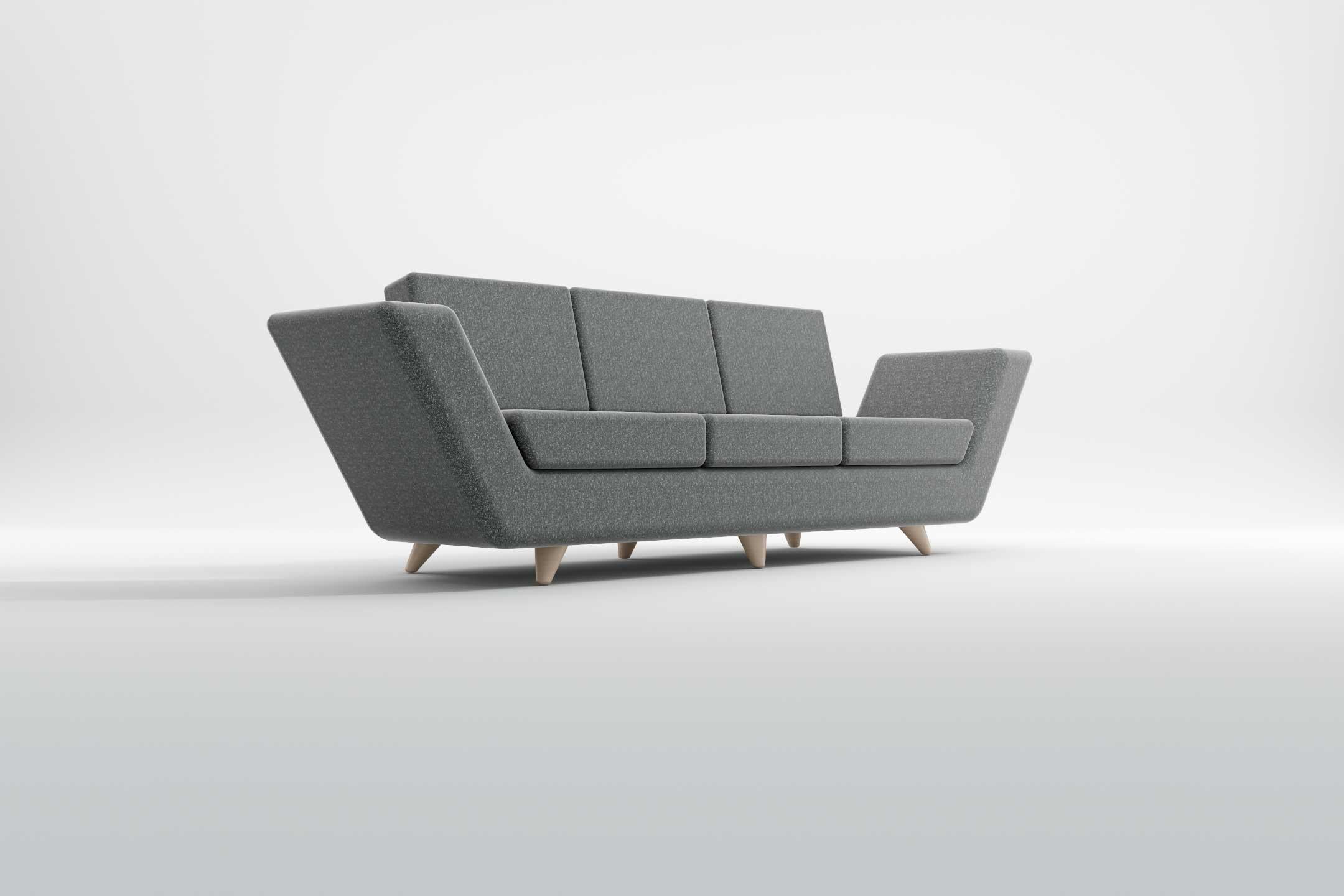 Dimensions du canapé 2 places Apexer :
Largeur 2200 mm / 86.5 in
Profondeur 900 mm / 35.4 in
Hauteur 850 mm / 33.4 in
Hauteur du siège 450 mm / 17.7 in
Profondeur de l'assise 480 mm / 18.9 in

Dimensions du canapé 3 places Apexer :
Largeur 2800 mm /