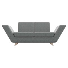 Apex 2 Seat Sofa - Modern Handcrafted Scandinavian Sofa with Wooden Legs