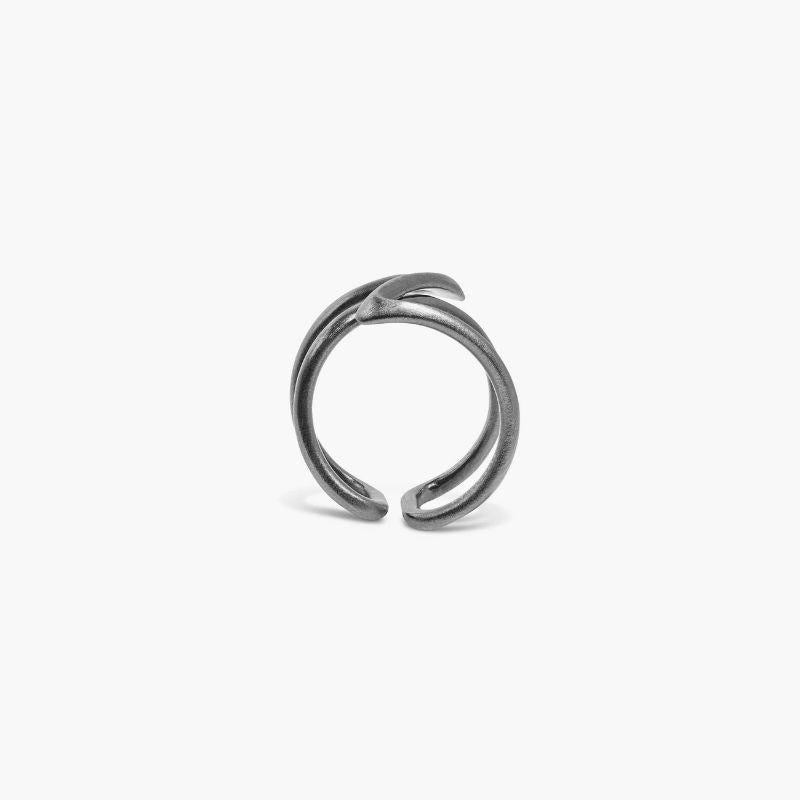black ruthenium ring