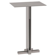 Apex Beistelltisch, handgefertigtes Metall, moderner Look, Edelstahl