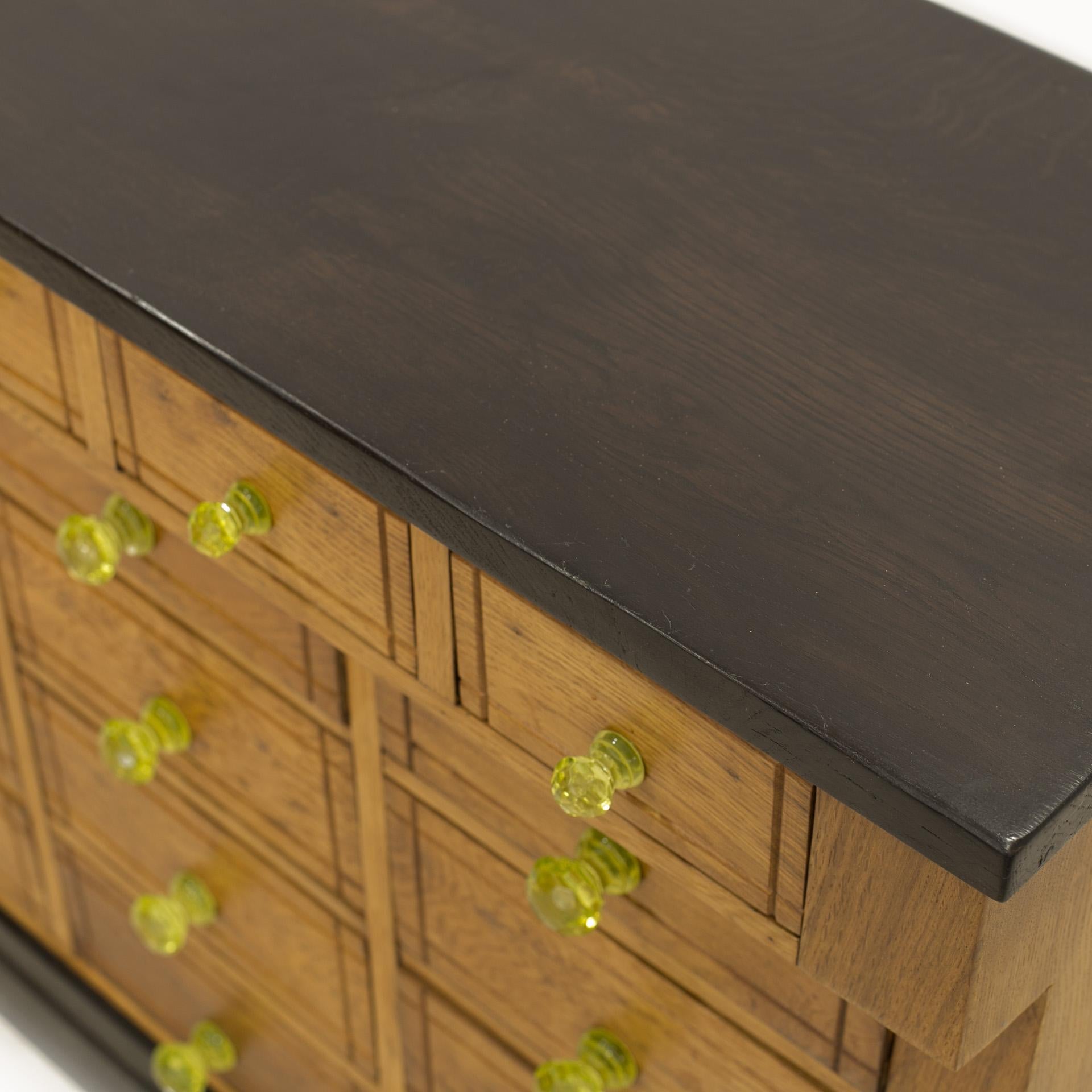 Apothecary Chest of Drawers, Solid Oak, Late 19th Century 3