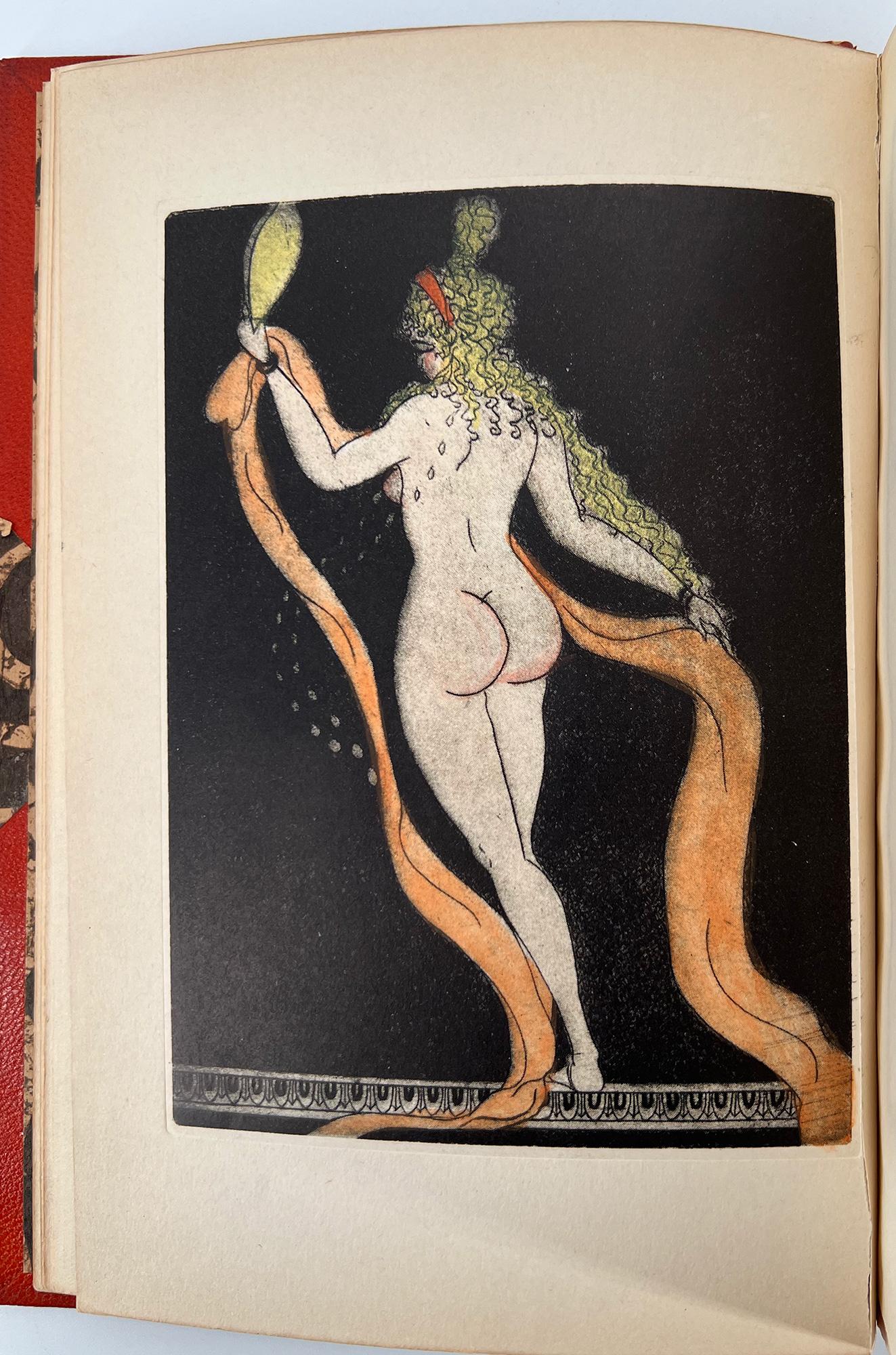Aphrodite ; (Ancient Manners) Traduit en ANGLAIS - EDITION LIMITEE - ILLUSTRATED by CLARA TICE

Impression privée, 1925
8vo ; 7 5/8 x 5 3/8 pouces (193 x 132 mm) ; xiii, 252, (1) pp. sur papier vergé. Illustration frontispice coloriée à la main par