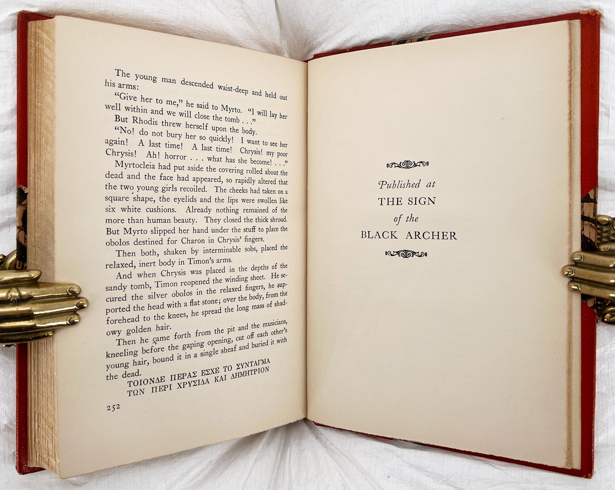 Cuir Aphrodite ; Les anciennes manières par Pierre Louÿs, illustré par Clara Tice en vente