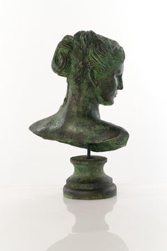 Aphrodite - Bronzebüste von Le Cann, Frankreich, 1969
