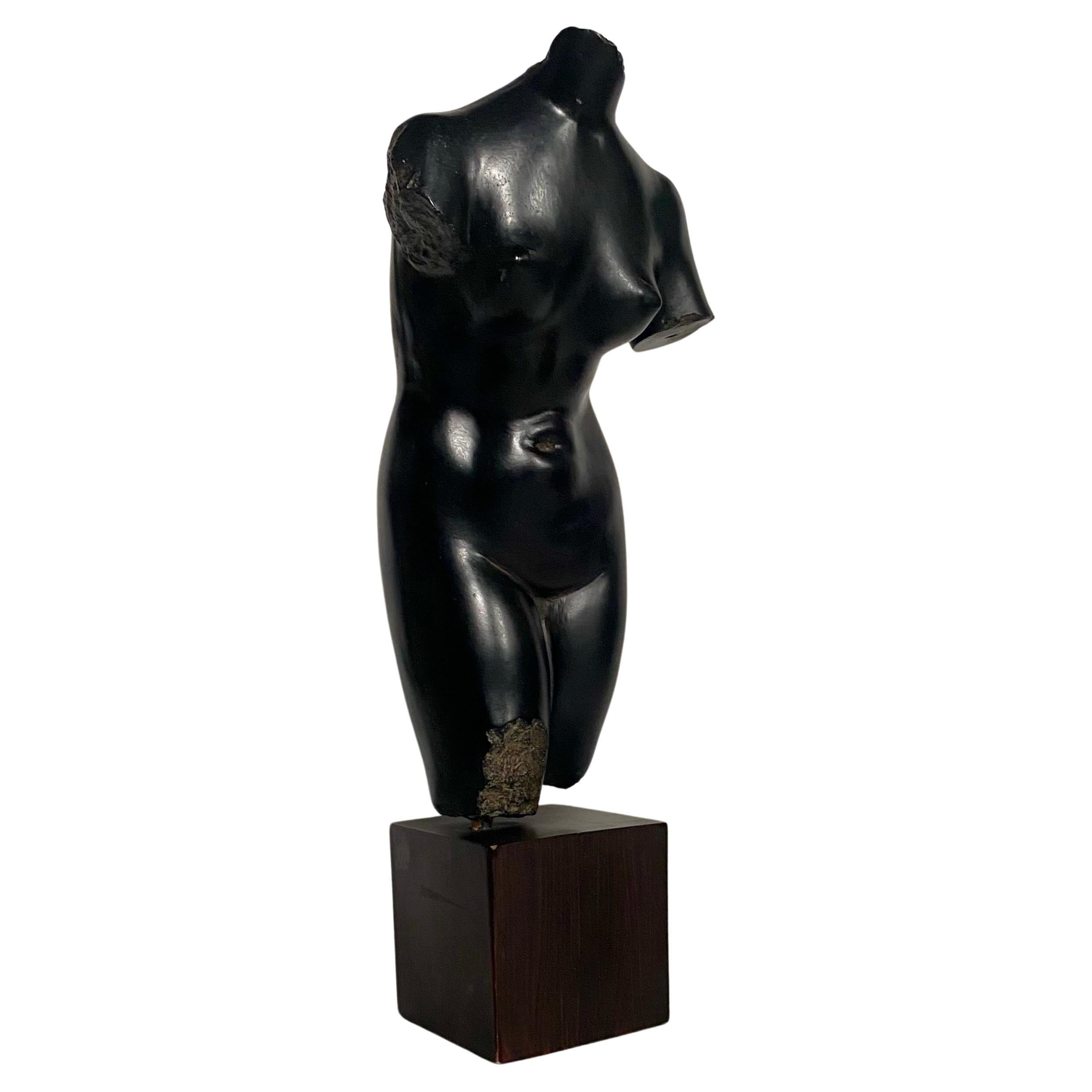 Classical Greek Aphrodite Female Figural Torso Sculpture, MOMA 