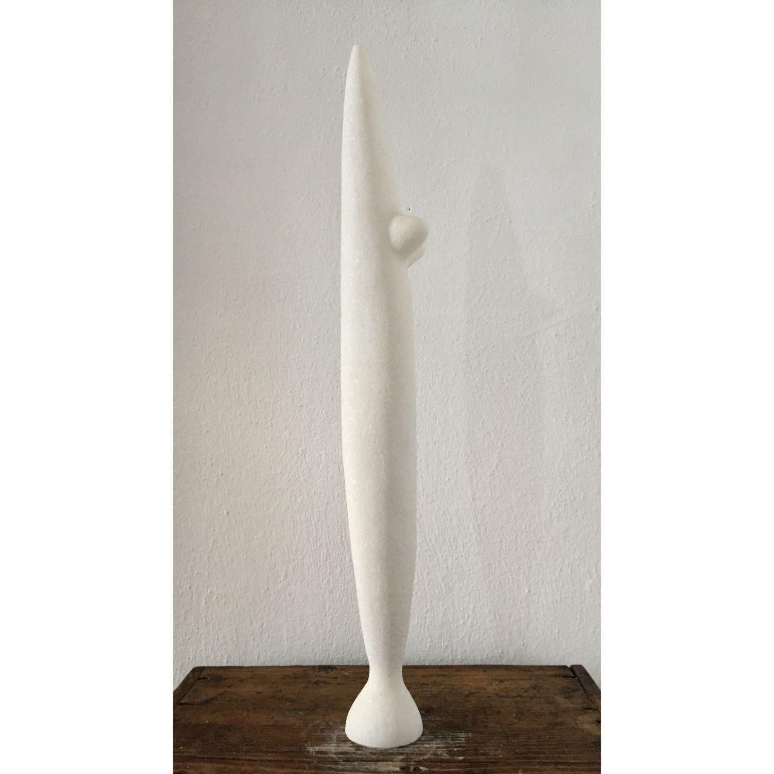 Post-Modern Aphrodite Hand Carved Marble Sculpture by Tom Von Kaenel For Sale