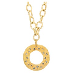 Aphrodite Salt and Pepper Diamond Pendant, by Tagili