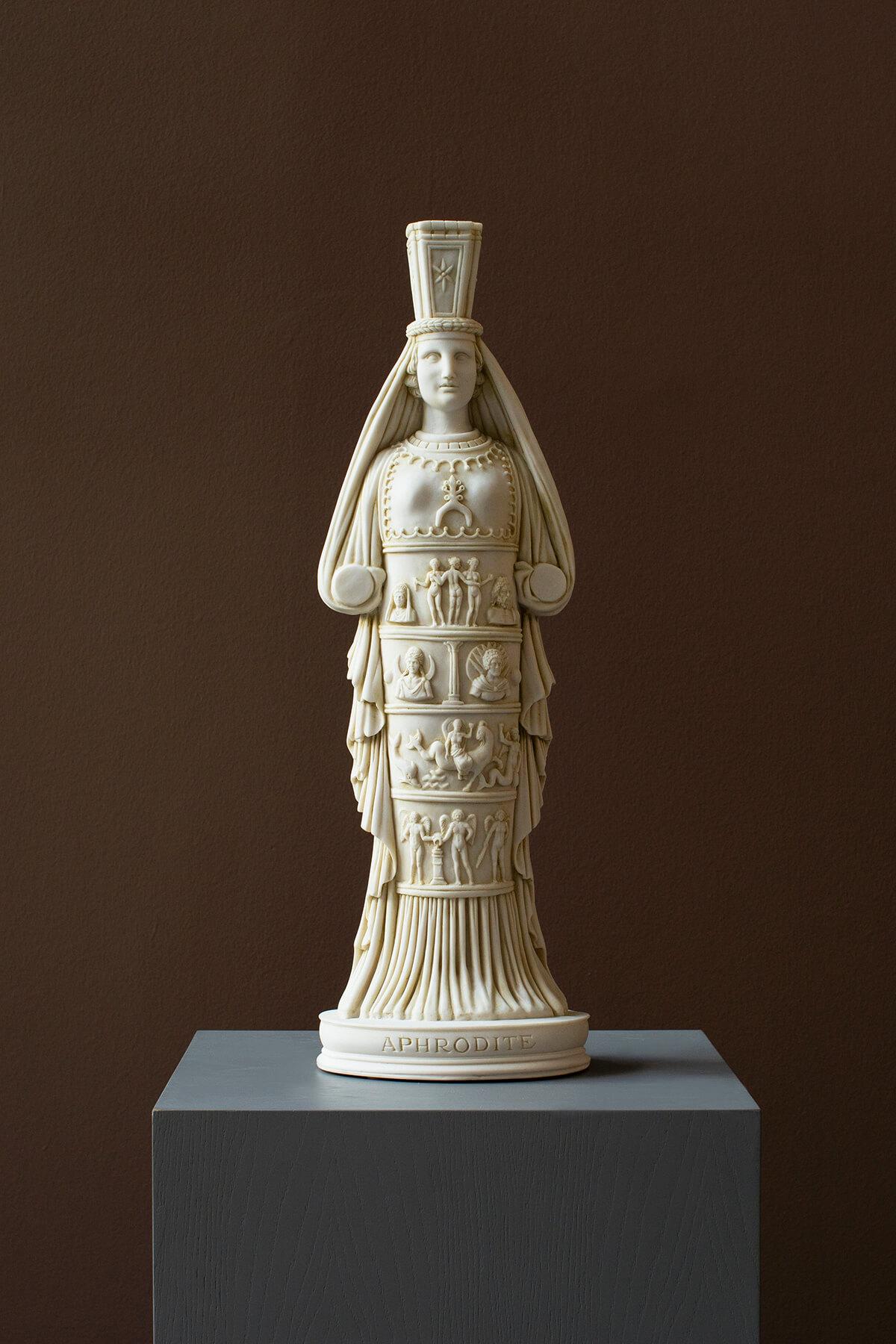 Aphrodite-Statue mit komprimiertem Marmor pulverbeschichtet „Aphrodisias Museum“ im Zustand „Neu“ im Angebot in İSTANBUL, TR