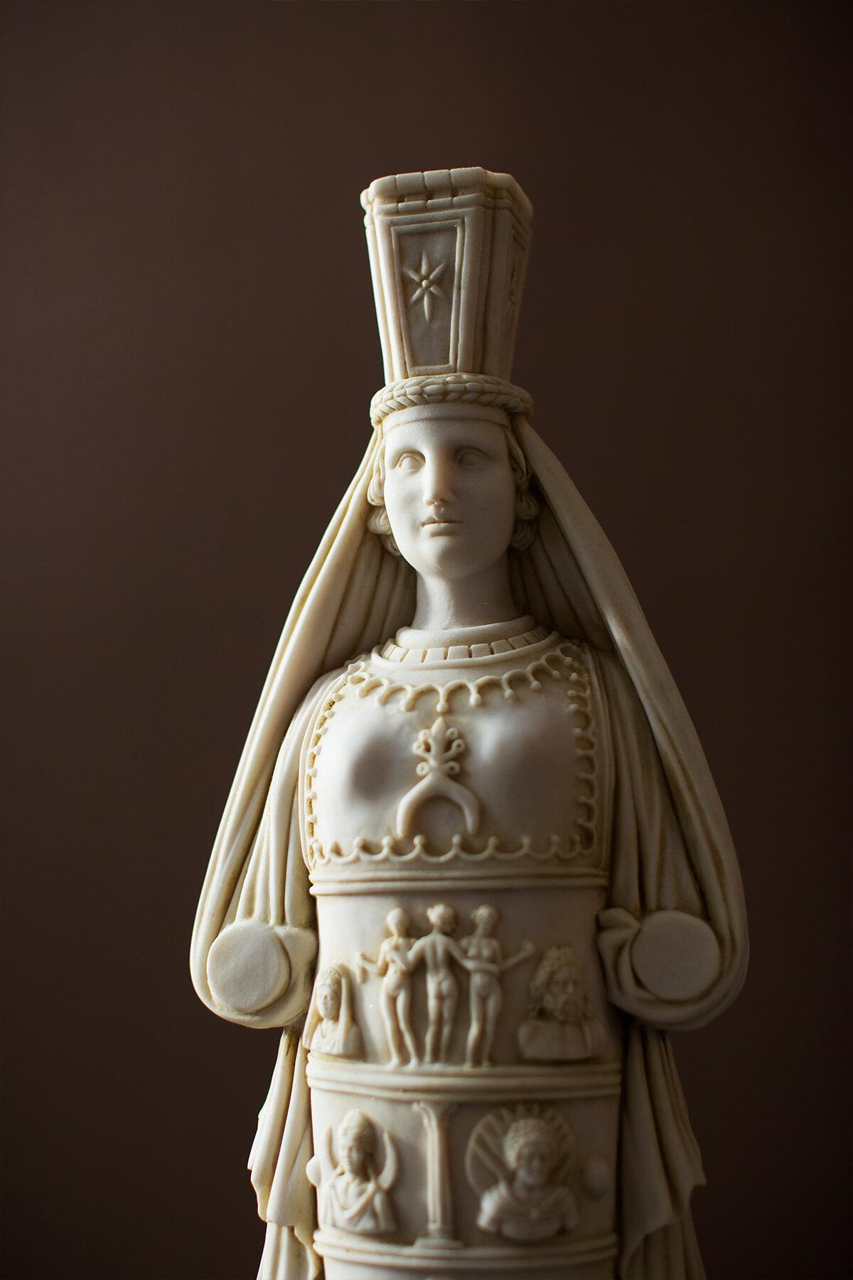 Aphrodite-Statue mit komprimiertem Marmor pulverbeschichtet „Aphrodisias Museum“ (21. Jahrhundert und zeitgenössisch) im Angebot