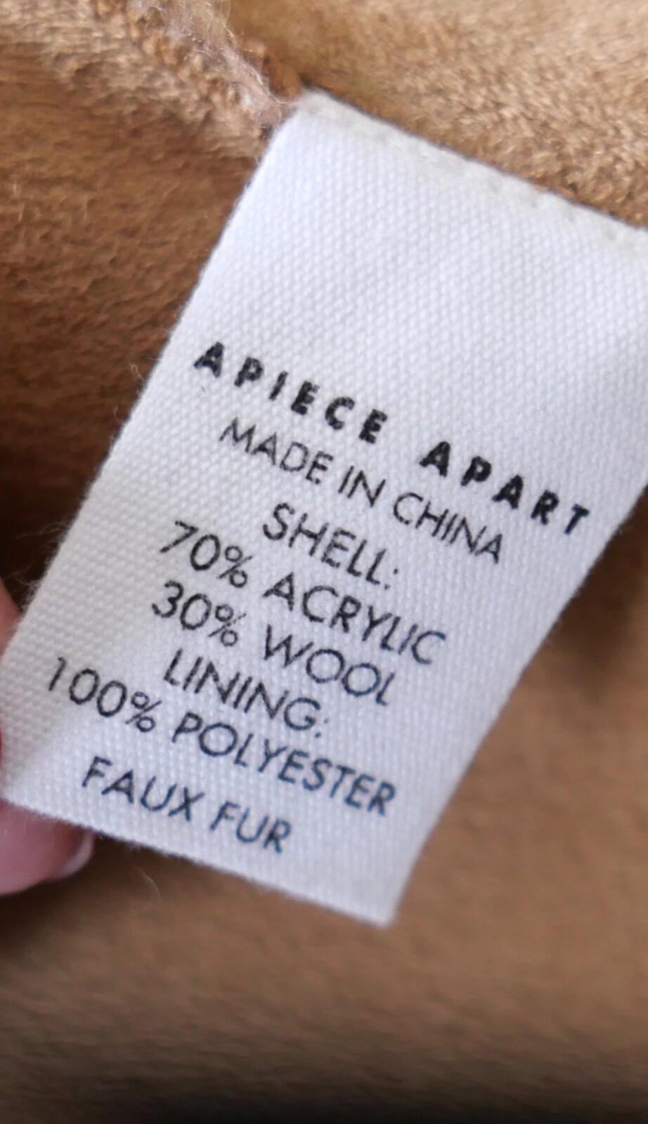 Abrigo de peluche de imitación de piel de oveja de Apiece Apart Cloud Walk en venta 4