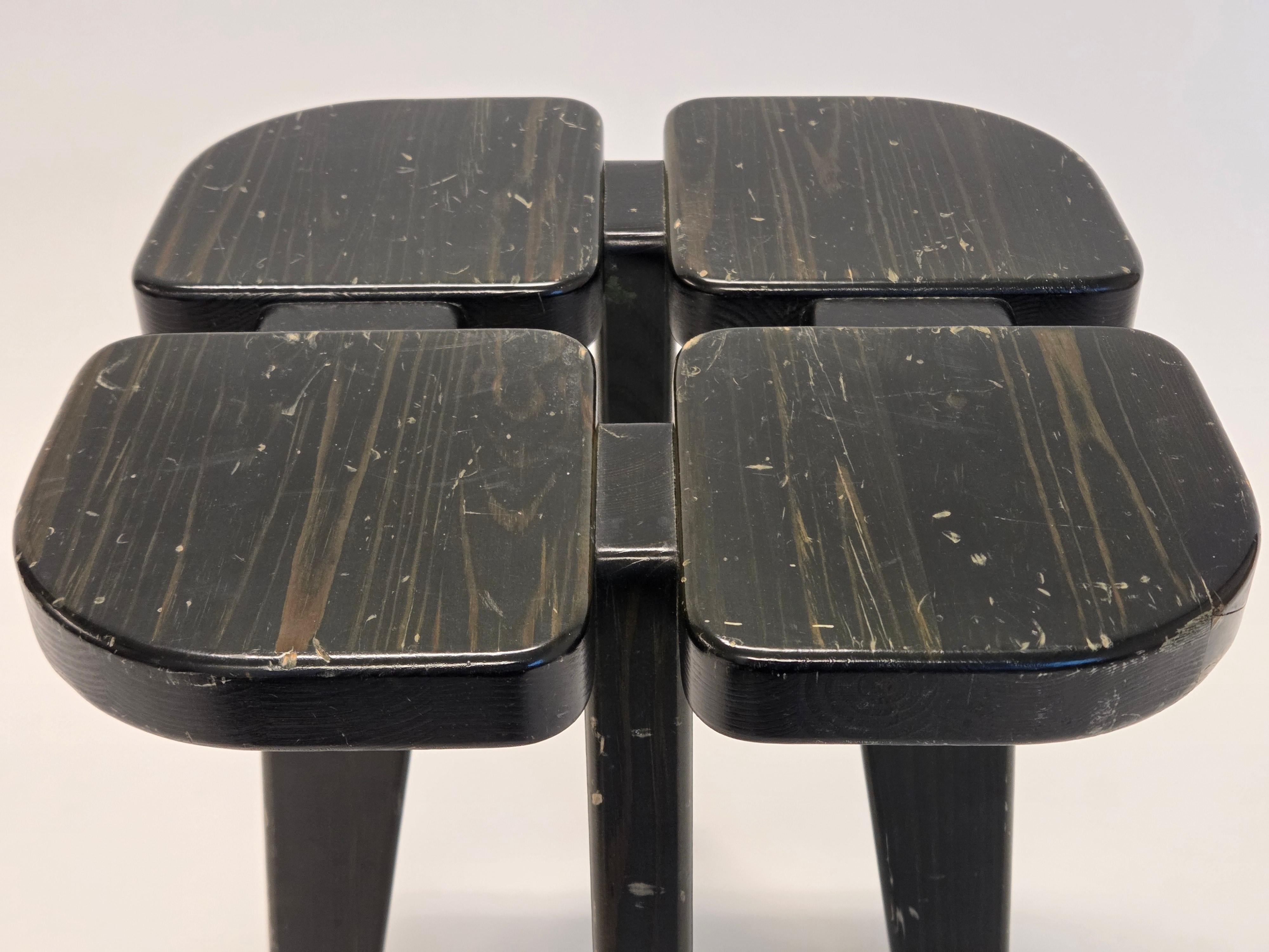 Scandinavian Modern Apila Stool by Rauni Peippo for Stockmann, 1950s, Finland For Sale