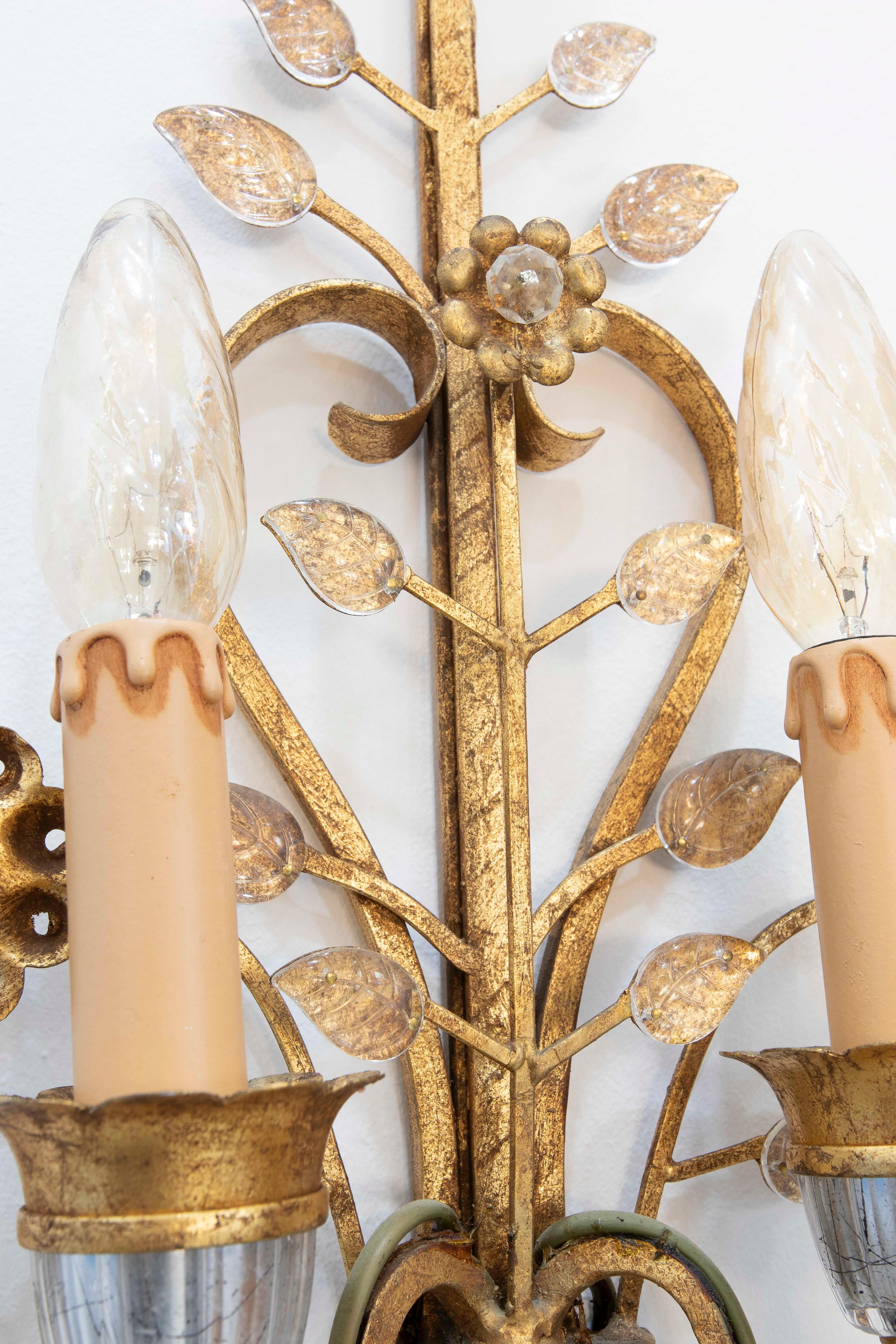 1950s Maison Bagues Italian Wall Sconce For Sale 10