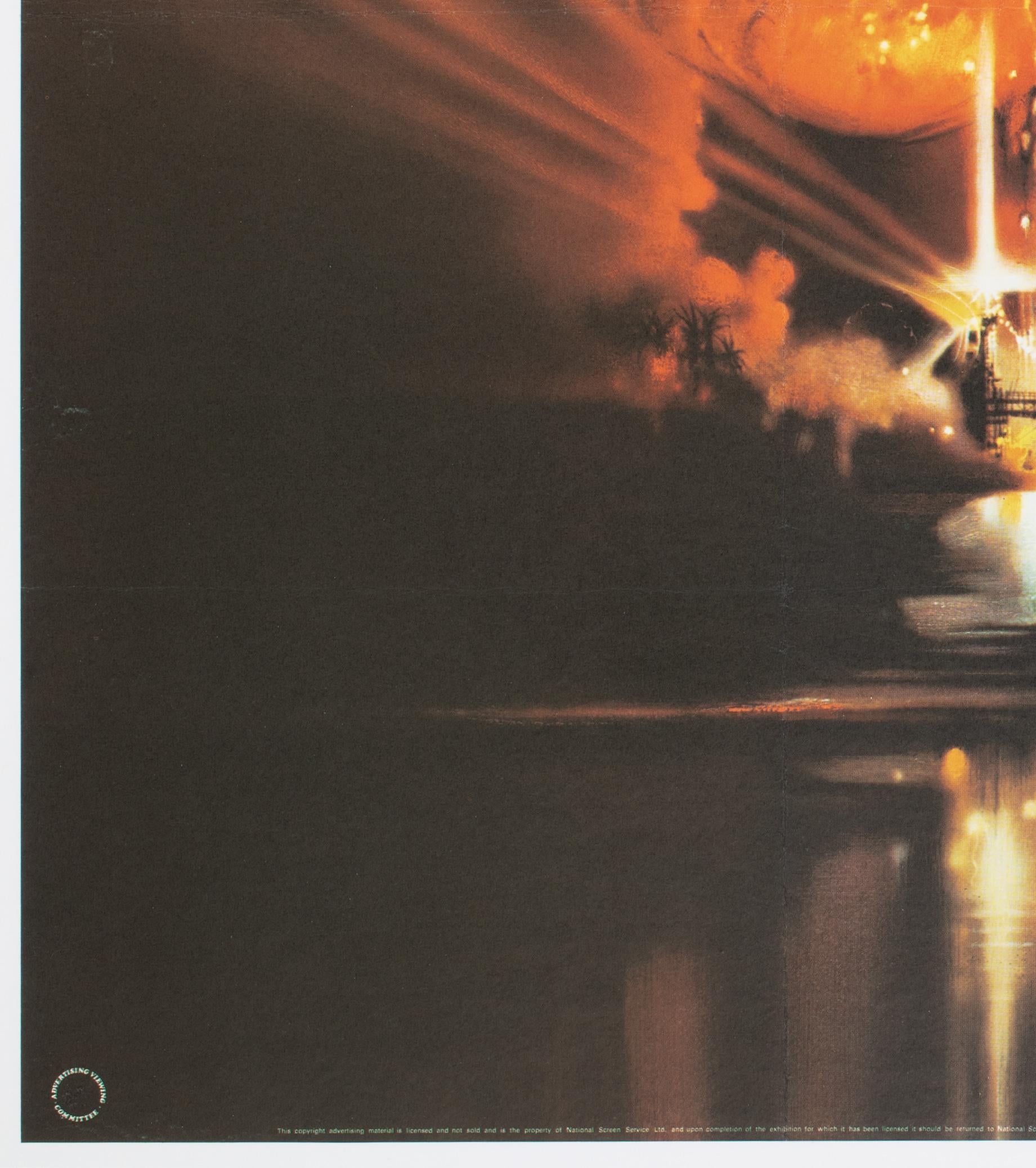 Linen Apocalypse Now 1979 UK Quad Film Poster, Bob Peak For Sale