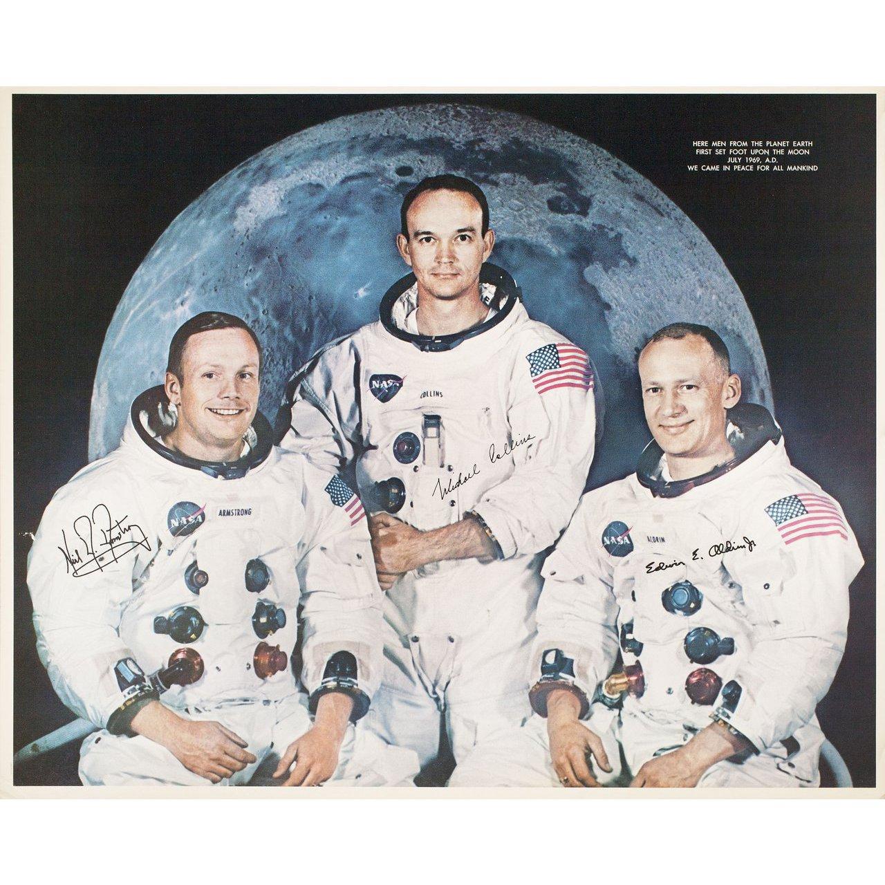Original 1969 U.S. jumbo color photo for Apollo 11 (1969). Fine condition, rolled. Please note: the size is stated in inches and the actual size can vary by an inch or more.
 