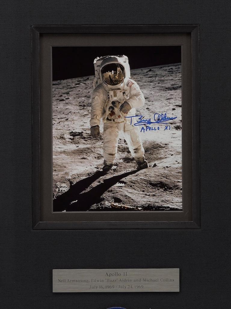 American Apollo 11 Astronaut Signatures, Featuring Armstrong, Aldrin, and Collins