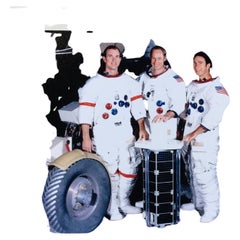 Retro Apollo 15 Crew Signed Photo