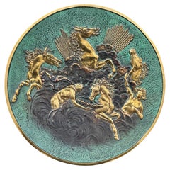 "Apollo and His Chariot in the Sky", Art Deco Bronze Dish/Bowl by Le Verrier
