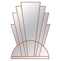 Apollo - Specchio da parete Art&Deco in rame