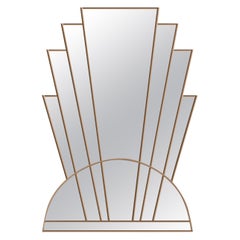 Apollo - Specchio da parete Art&Deco in oro