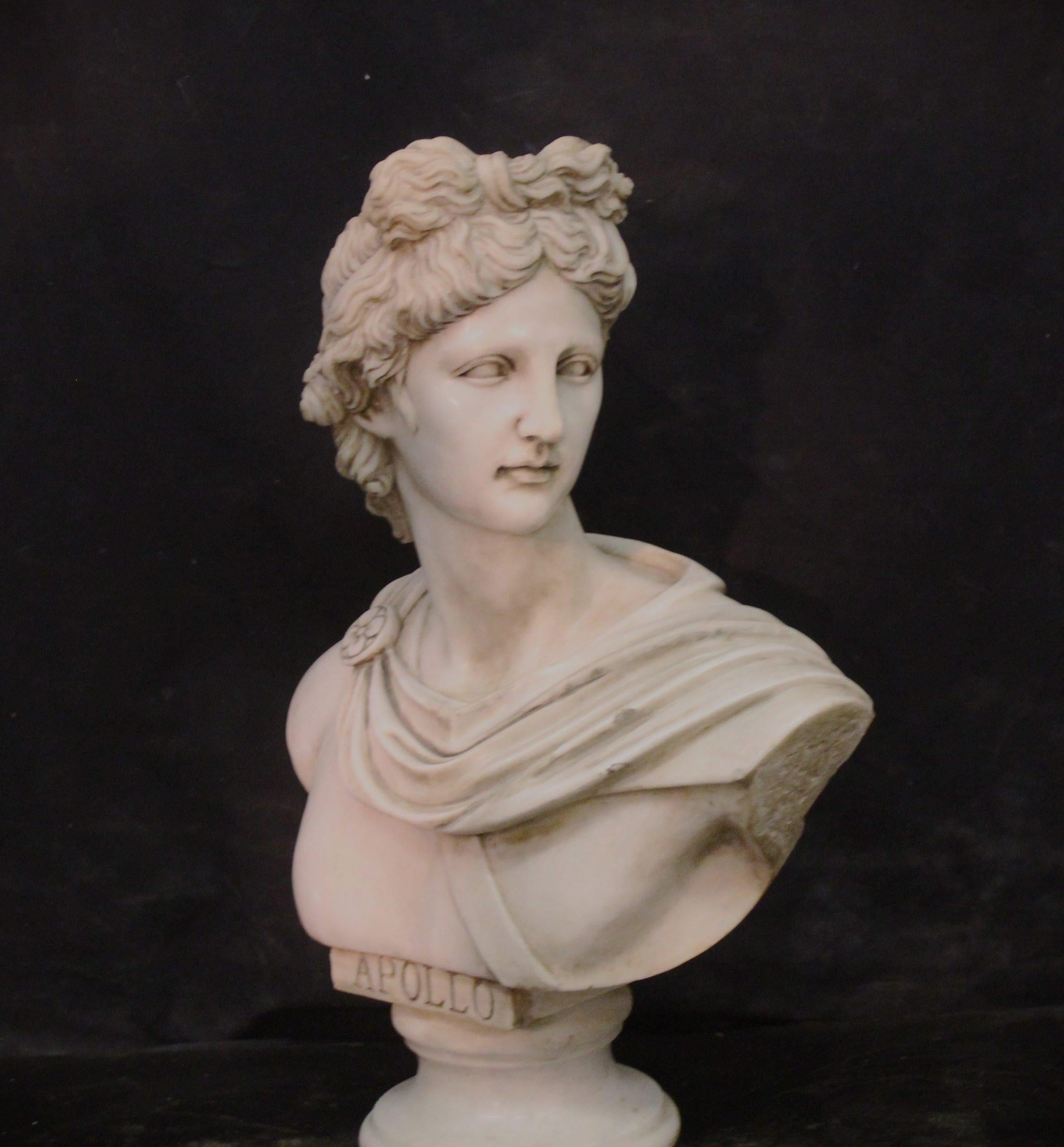 Scultura di Apollo Belvedere in marmo di Carrara proveniente da una collezione privata romana. ULTERIORI FOTO, INFORMAZIONI SUL LOTTO E INFORMAZIONI SULLA SPEDIZIONE POSSONO ESSERE RICHIESTE INVIANDO UN'EMAIL
Spese di spedizione indicative in