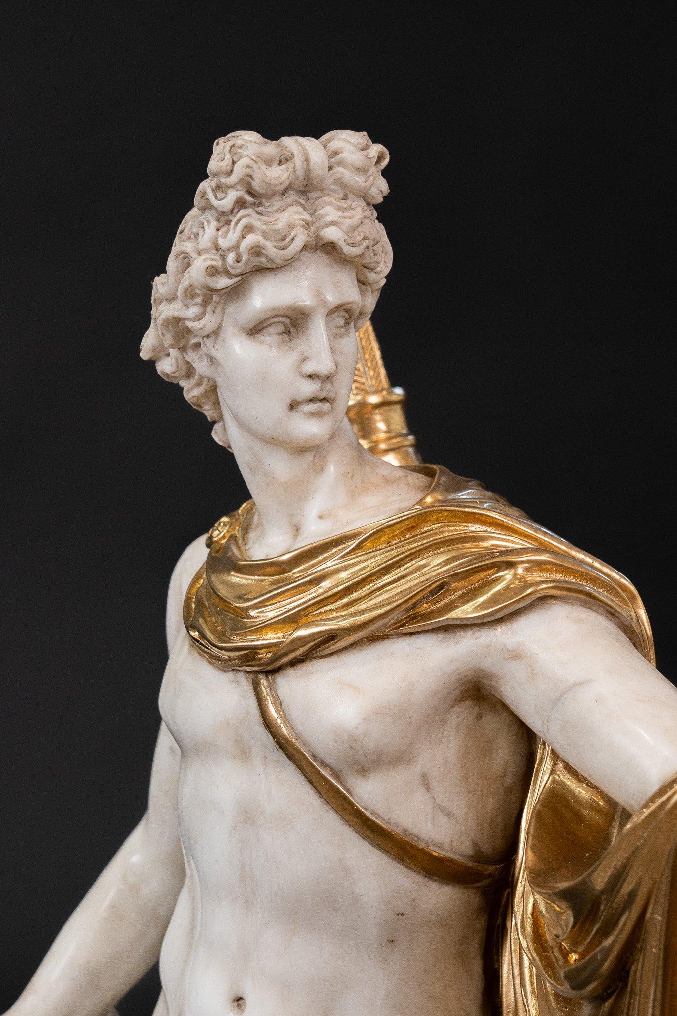 Apolo Belvedere de mármol Italiano en venta