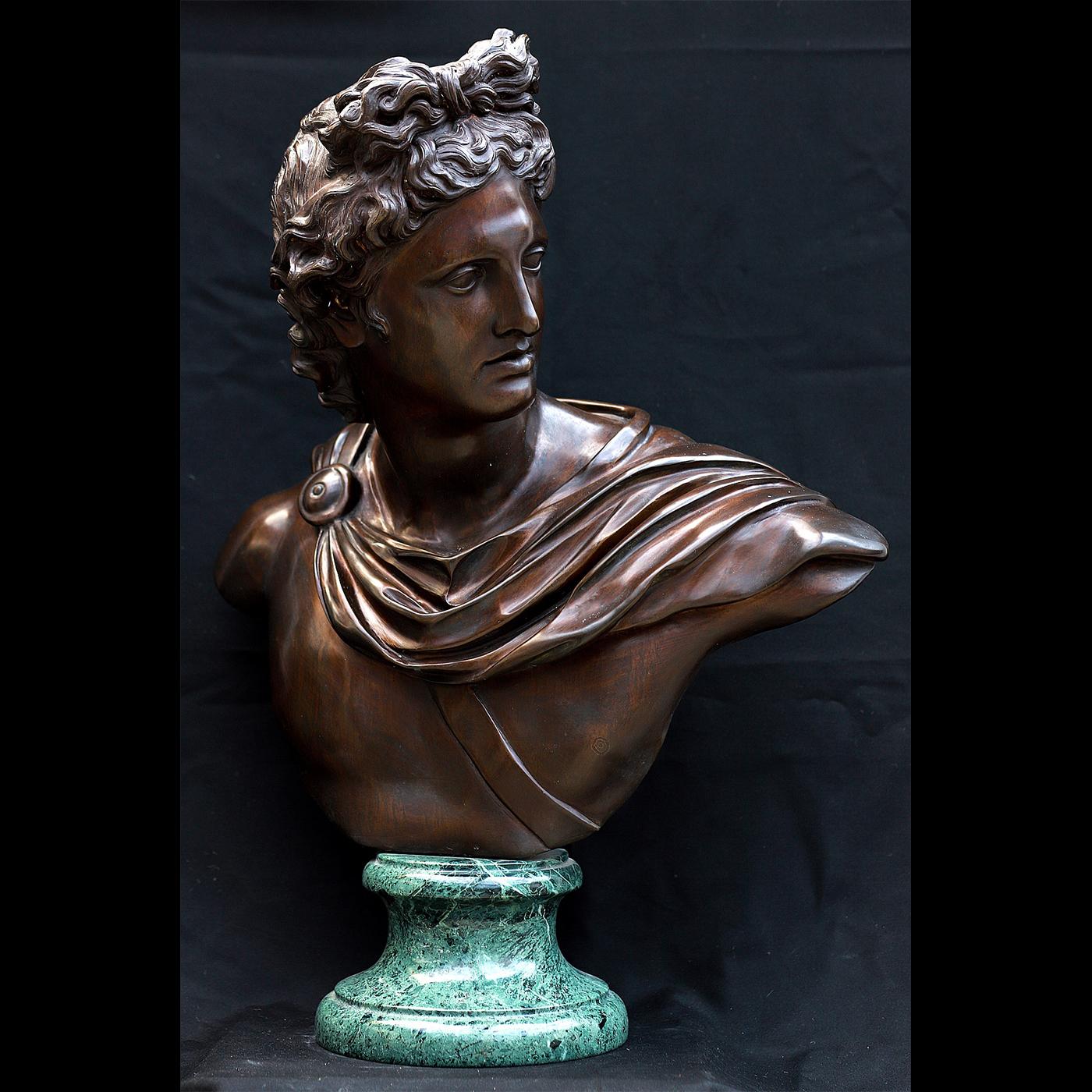 Italian Apollo Belvedere Sculpture For Sale