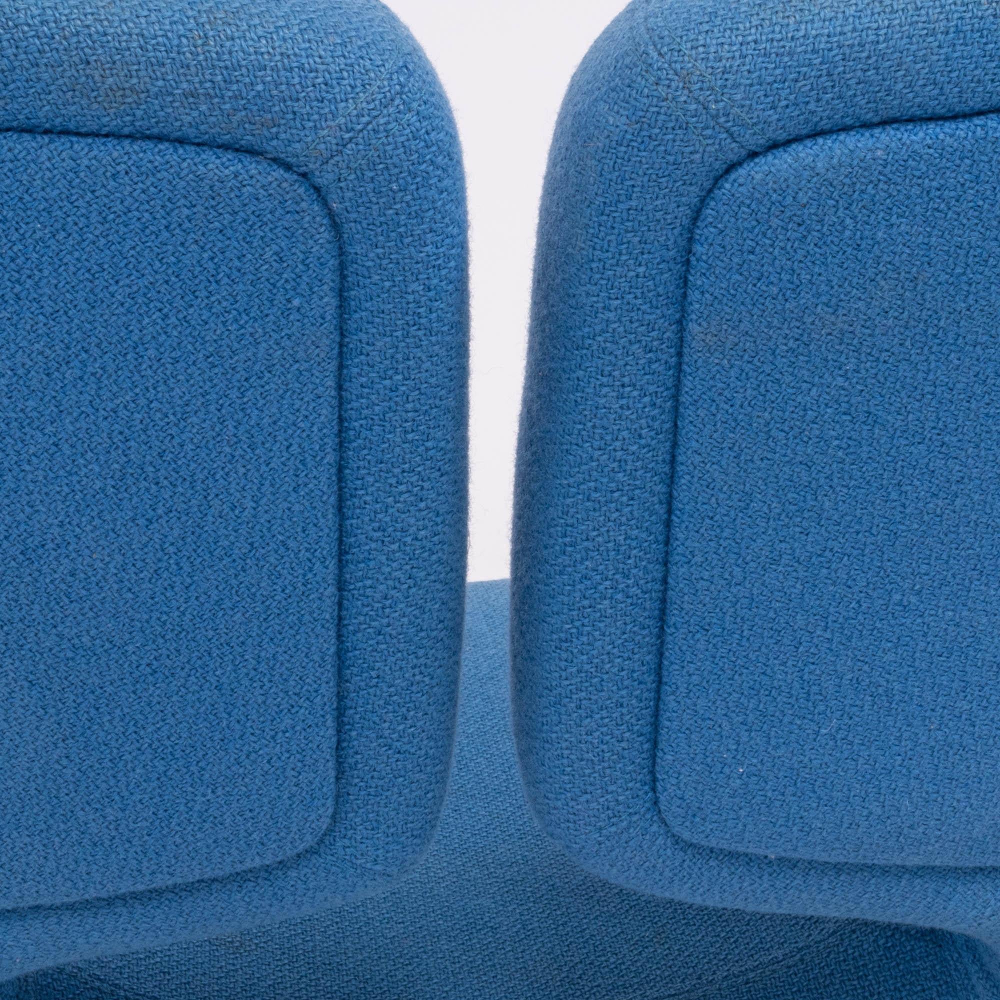 Apollo Blue Armchairs by Patrick Norguet for Artifort, Set of 2 1