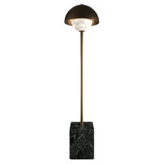 Lampadaire Apollo en bronze d'Alabastro Italiano