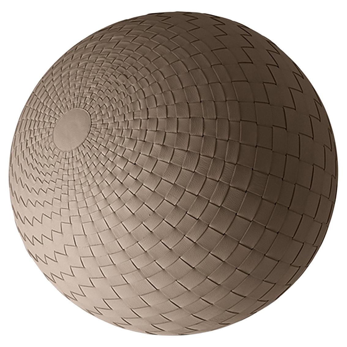 Pallone sportivo in pelle marrone Apollo