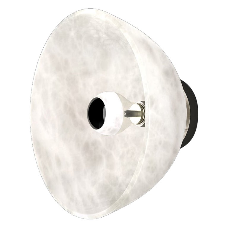 Apollo Lampe murale en métal noir brossé par Apollo Italiano en vente