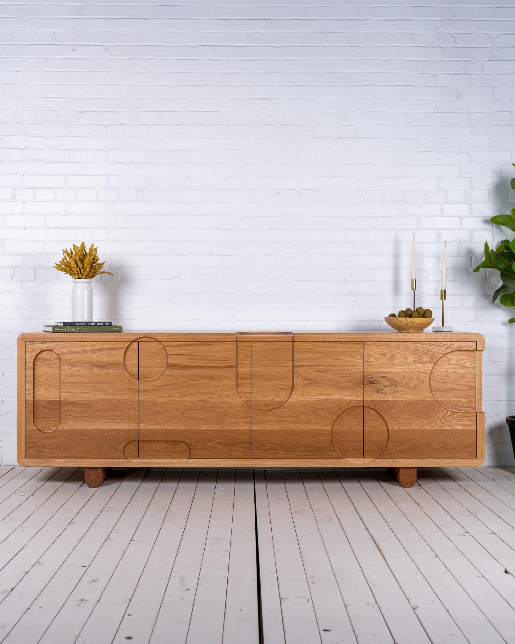 The Apollo Cabinet is a piece we’ve been experimenting with for awhile, and one we’re excited to share with you.

It’s a little outside of our typical style, but we wanted to create a piece with a little more whimsy - something that still made a