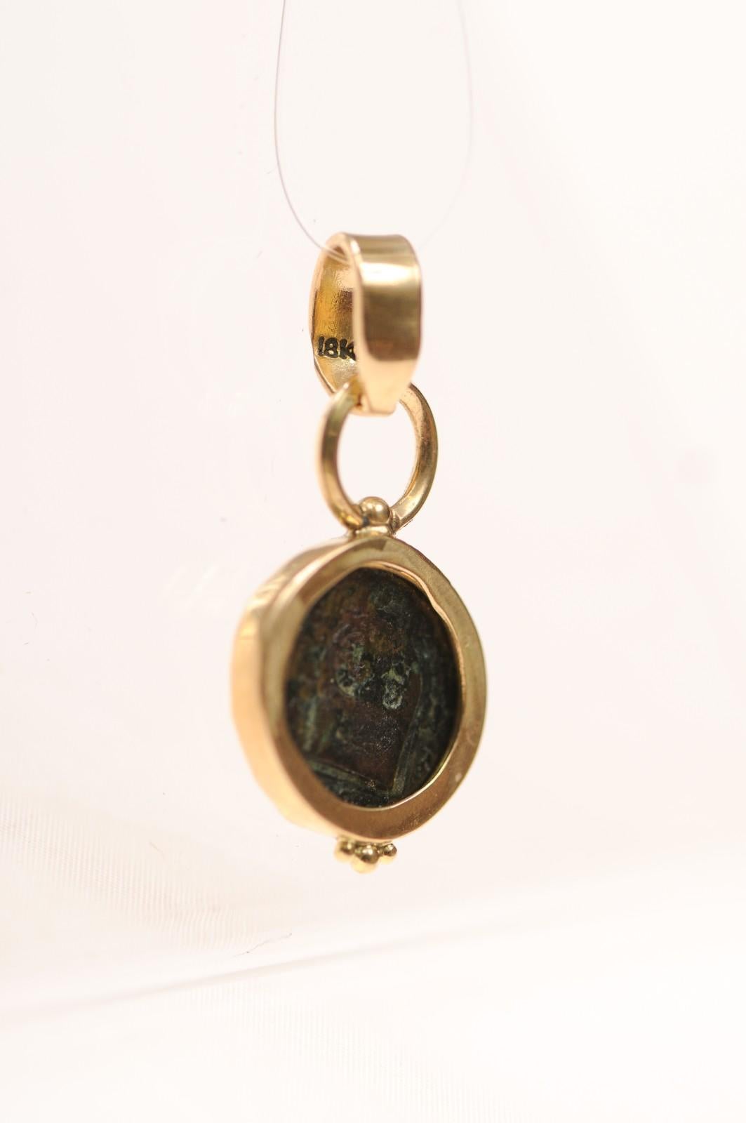 Apollo [Münze]-Anhänger aus 18K Gold (nur Anhänger) im Angebot 5