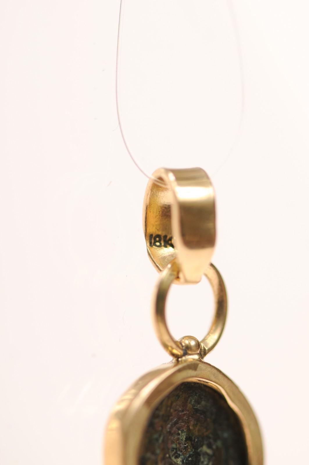 Apollo [Münze]-Anhänger aus 18K Gold (nur Anhänger) im Angebot 6