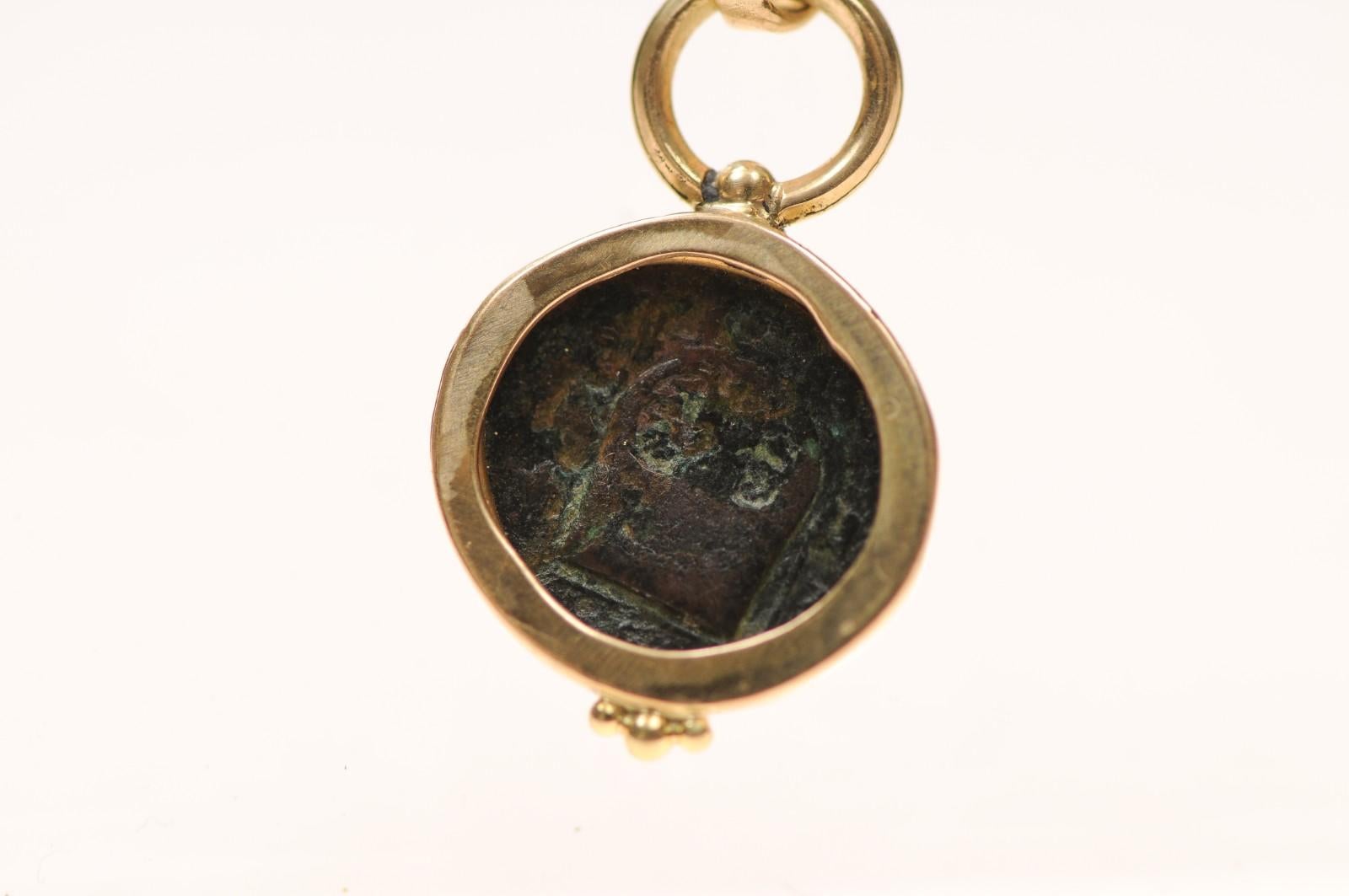 Apollo [Münze]-Anhänger aus 18K Gold (nur Anhänger) im Angebot 7
