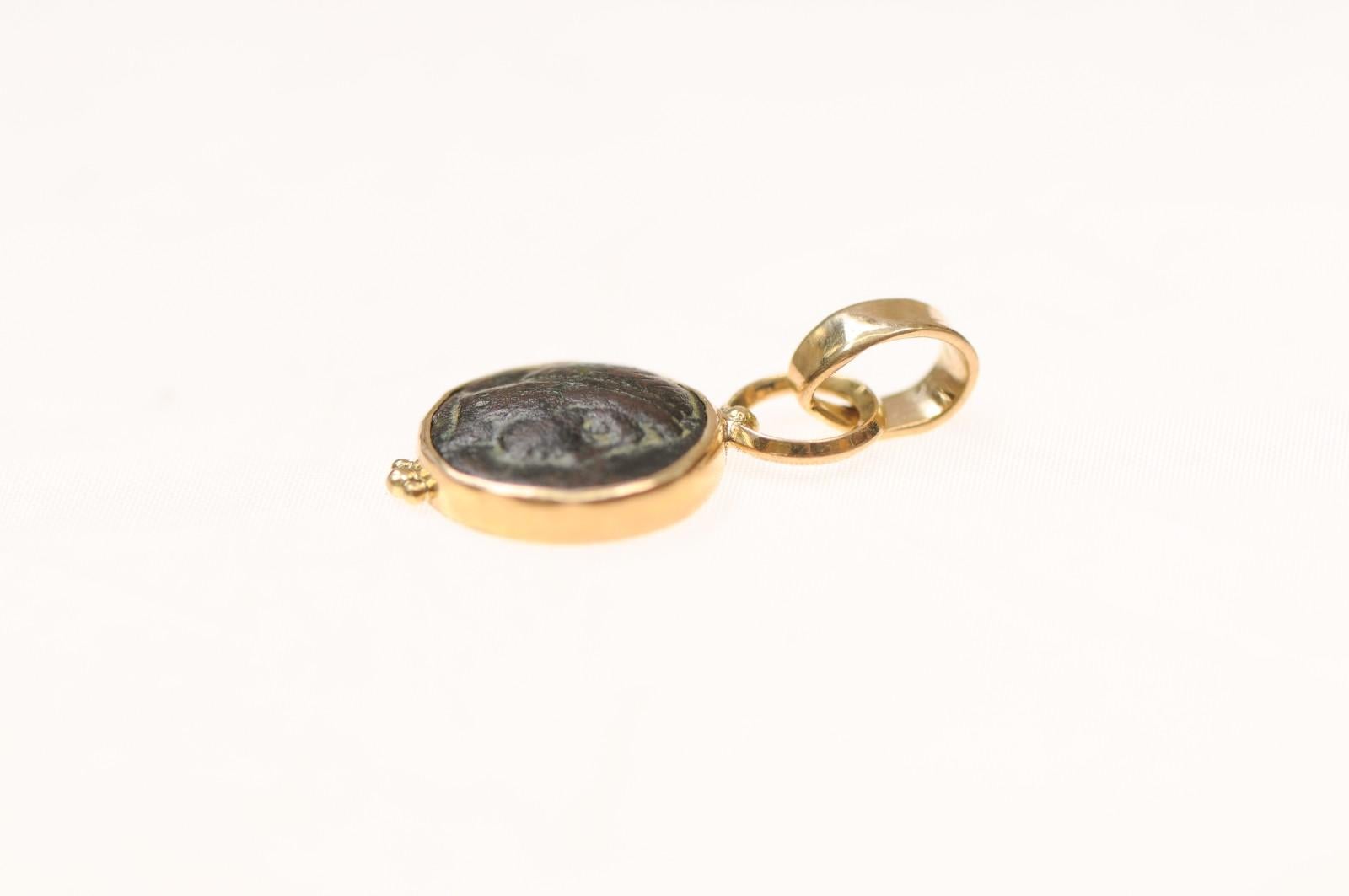 Apollo [Münze]-Anhänger aus 18K Gold (nur Anhänger) im Angebot 8