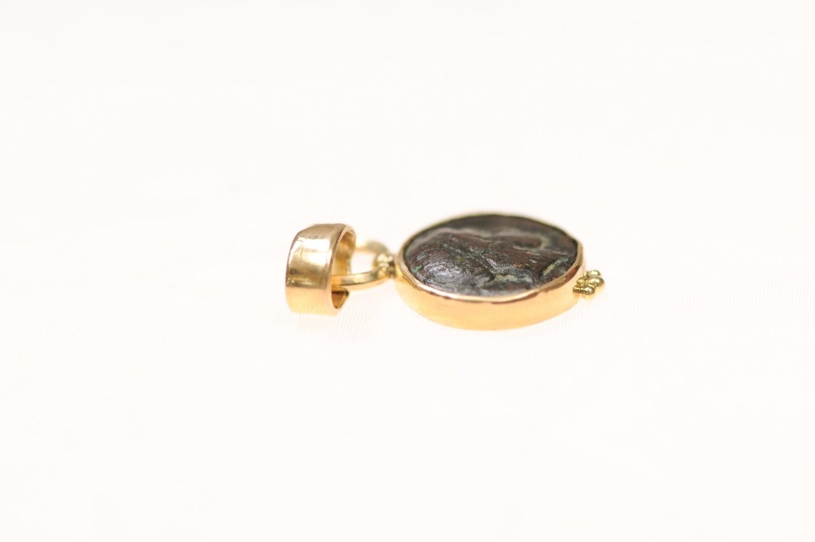 Apollo [Münze]-Anhänger aus 18K Gold (nur Anhänger) im Angebot 9