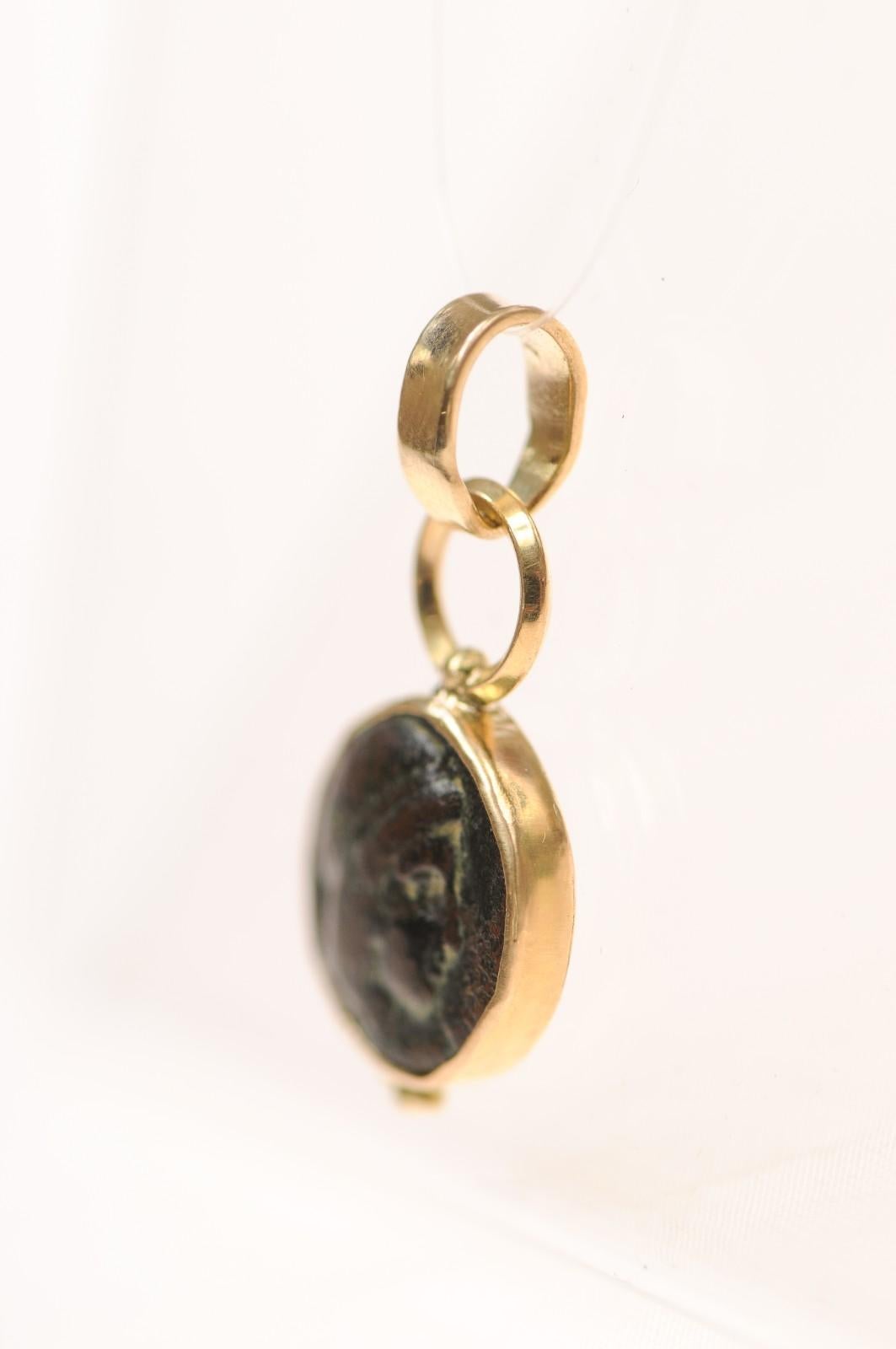 Apollo [Münze]-Anhänger aus 18K Gold (nur Anhänger) im Angebot 2