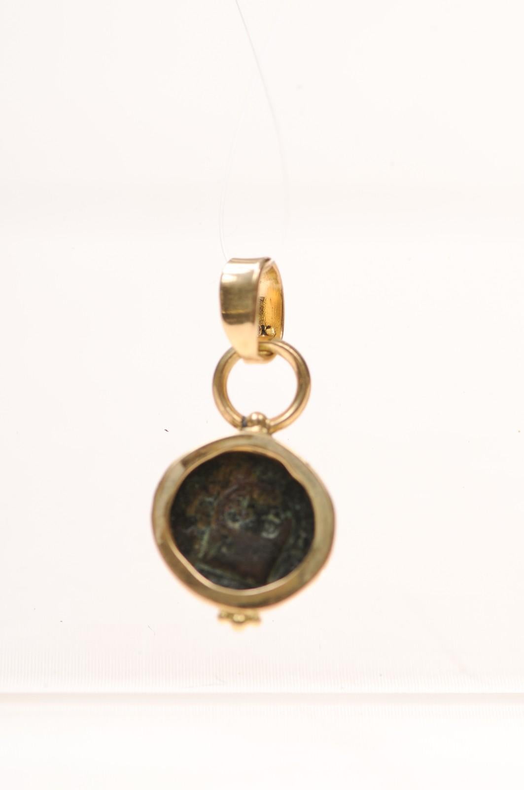 Apollo [Münze]-Anhänger aus 18K Gold (nur Anhänger) im Angebot 3