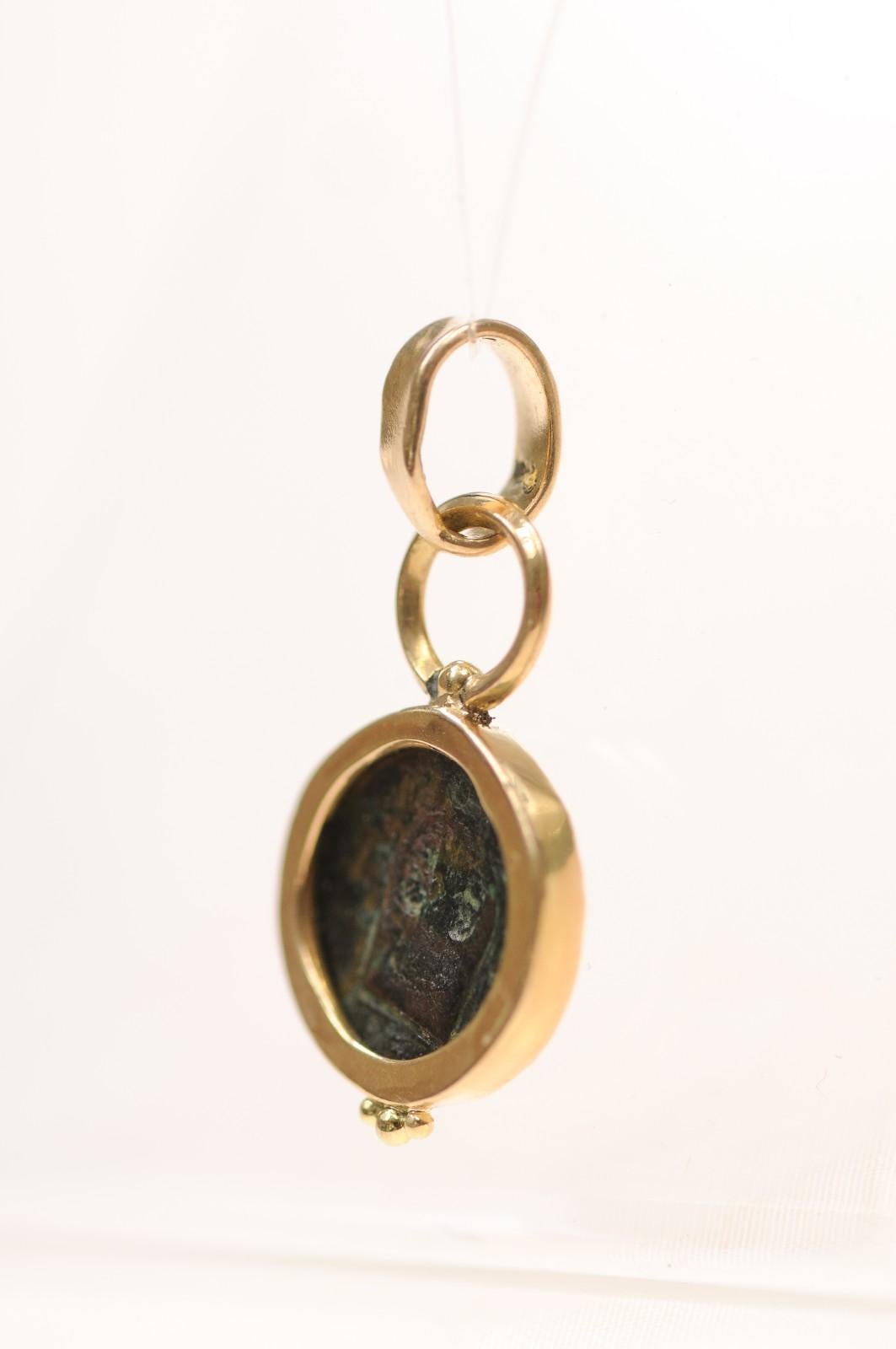 Apollo [Münze]-Anhänger aus 18K Gold (nur Anhänger) im Angebot 4