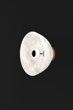 Lampada da parete Apollo in rame di Alabastro Italiano