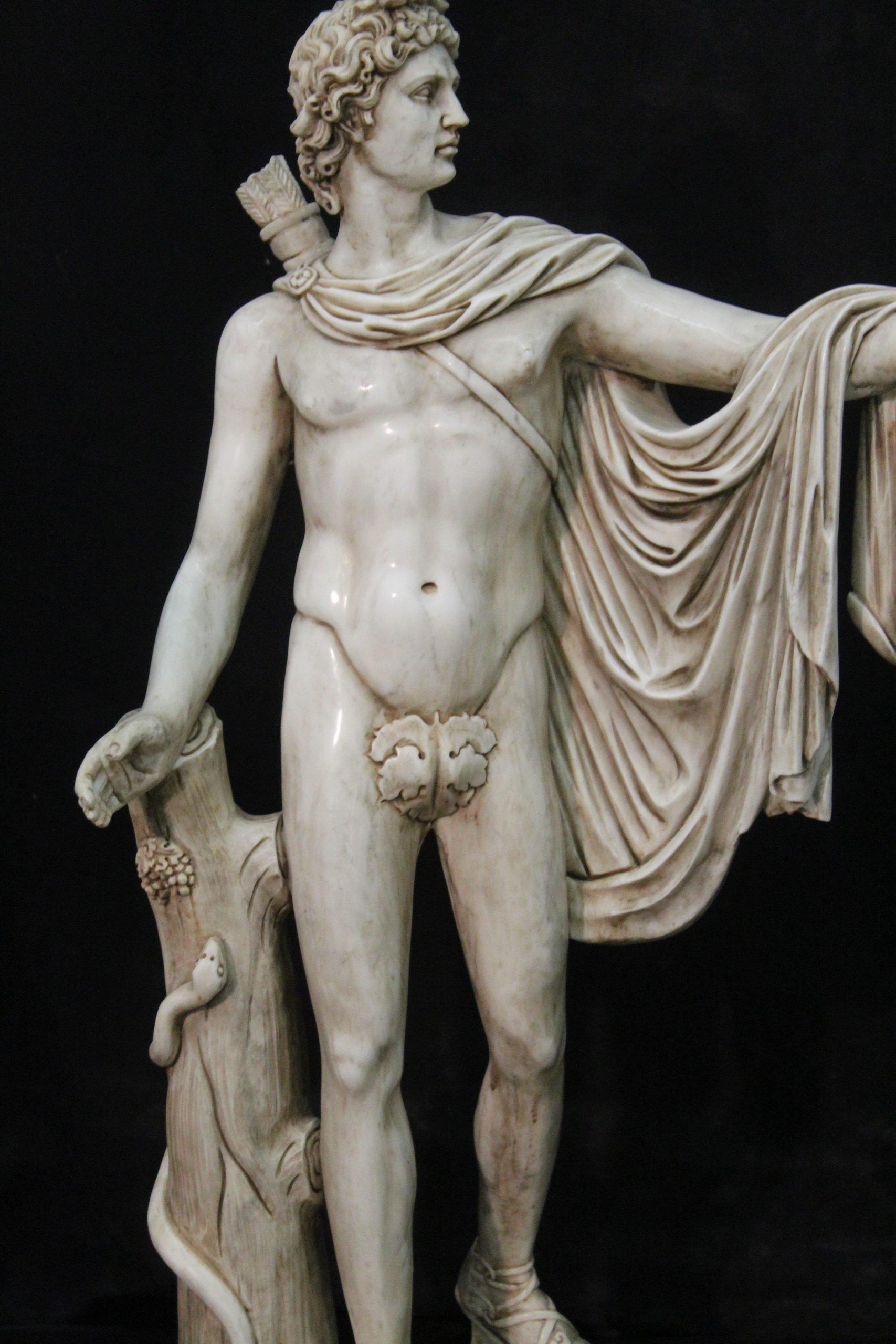 Marmo Apollo del Belvedere in marmo in vendita