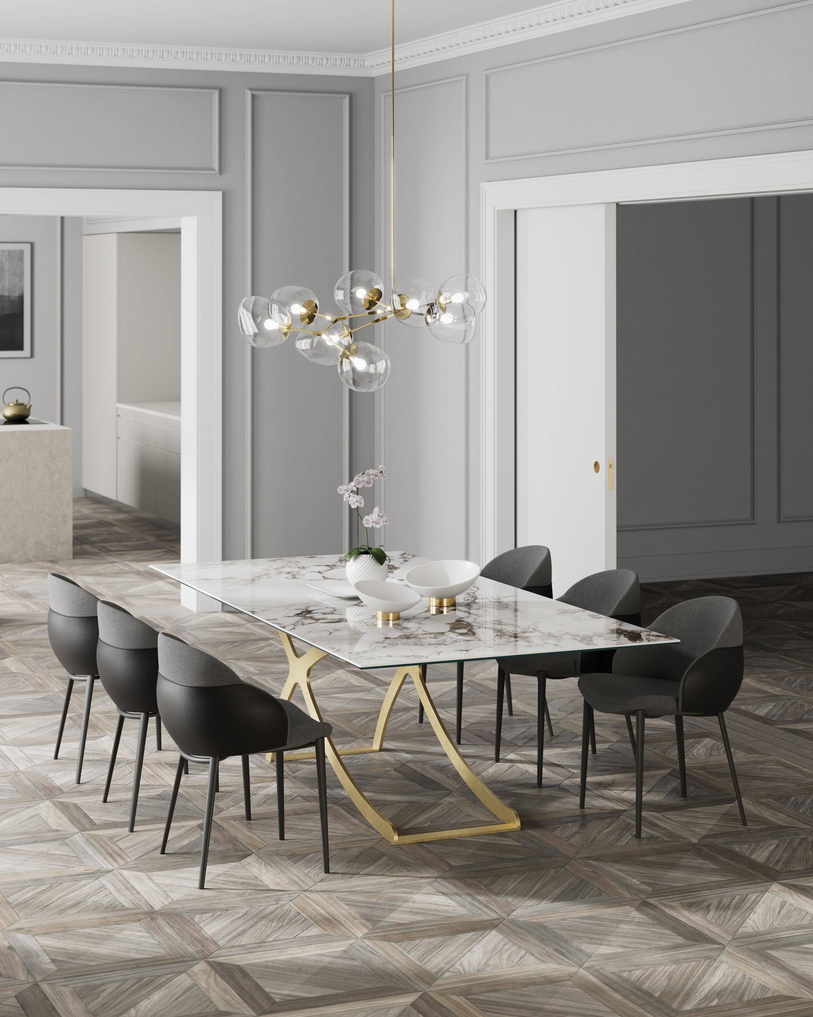 Postmoderne Table à manger Apollo de Chinellato Design en vente