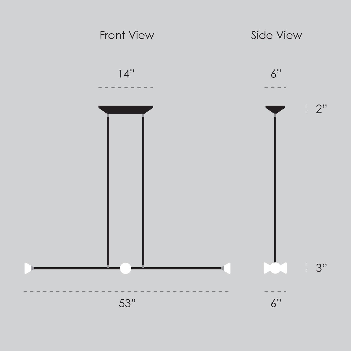 Luminaire Apollo contemporain linéaire à 4 lampes LED noir mat en vente 4