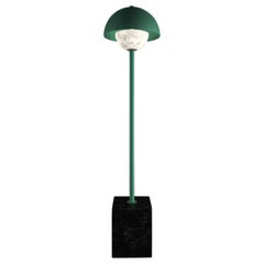 Lampada da terra Apollo Freedom Greene & Greene di Alabastro Italiano