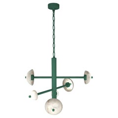 Apollo Freedom Green Metal Pendant Lamp by Alabastro Italiano