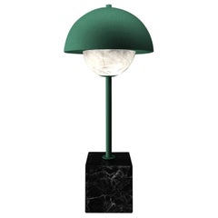Apollo Freedom-Tischlampe aus grünem Metall von Alabastro Italiano