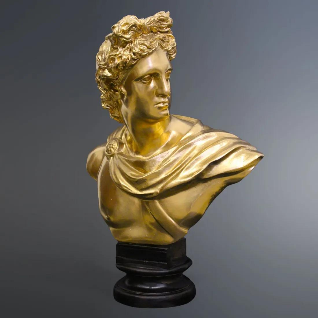 Italiano Apollo in bronzo dorato in vendita
