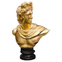 Apollo in Gilt Bronze